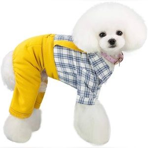 Plaid Shirt/Suspenders Onesie NWT